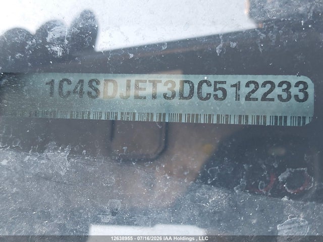 12638955 :رقم المزاد ، 1C4SDJET3DC512233 vin ، 2013 Dodge Durango Citadel مزاد بيع