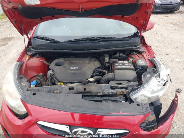 12638965 :رقم المزاد ، KMHCT4AE6CU055339 vin ، 2012 Hyundai Accent Gls/gs مزاد بيع