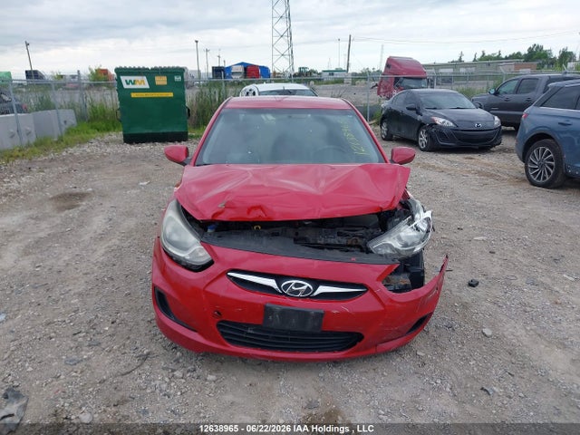 12638965 :رقم المزاد ، KMHCT4AE6CU055339 vin ، 2012 Hyundai Accent Gls/gs مزاد بيع