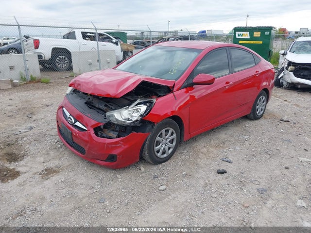 12638965 :رقم المزاد ، KMHCT4AE6CU055339 vin ، 2012 Hyundai Accent Gls/gs مزاد بيع
