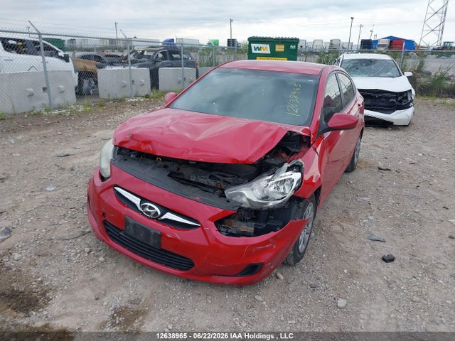 12638965 :رقم المزاد ، KMHCT4AE6CU055339 vin ، 2012 Hyundai Accent Gls/gs مزاد بيع