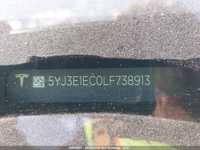 Tesla MODEL 3 2020 5YJ3E1EC0LF738913 Image 18