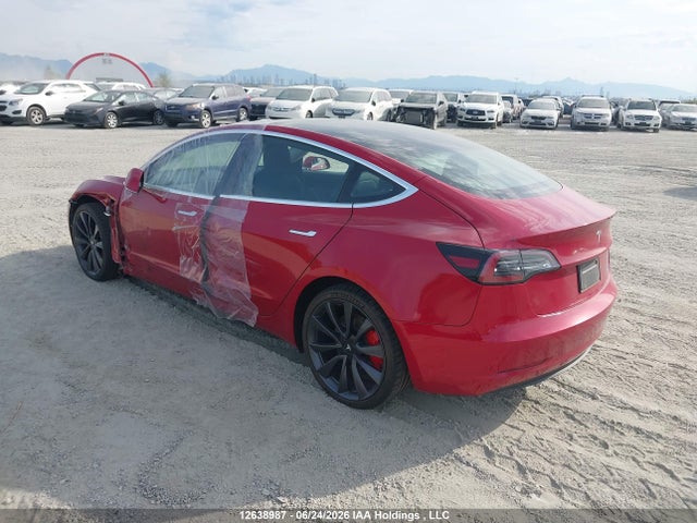 Продаж на аукціоні авто 2020 Tesla Model 3, vin: 5YJ3E1EC0LF738913, номер лоту: 12638987