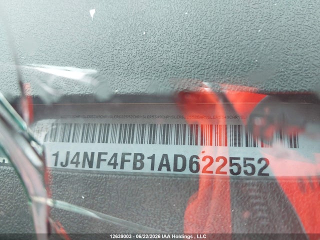 Продажа на аукционе авто 2010 Jeep Compass Sport, vin: 1J4NF4FB1AD622552, номер лота: 12639003