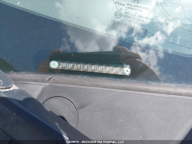 2010 Honda Civic მანქანა იყიდება აუქციონზე, vin: 2HGFA1F48AH046228, აუქციონის ნომერი: 12639010
