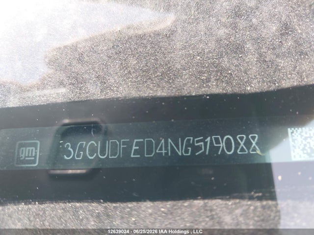 3GCUDFED4NG519088 Chevrolet Silverado K1500 Lt Trail Boss