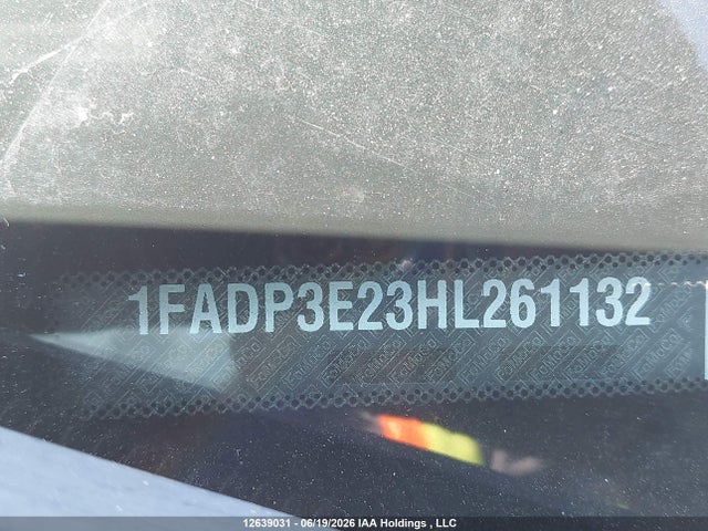 2017 Ford Focus S მანქანა იყიდება აუქციონზე, vin: 1FADP3E23HL261132, აუქციონის ნომერი: 12639031