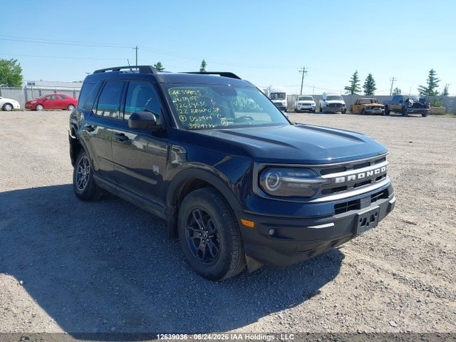 2022 Ford Bronco Sport Big Bend მანქანა იყიდება აუქციონზე, vin: 3FMCR9B68NRD53484, აუქციონის ნომერი: 12639036