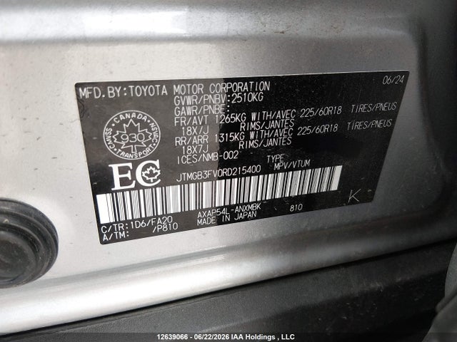 JTMGB3FV0RD215400 Toyota Rav4 Prime Xse