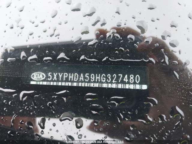 2017 Kia Sorento 3.3l Ex/3.3l Ex+ მანქანა იყიდება აუქციონზე, vin: 5XYPHDA59HG327480, აუქციონის ნომერი: 12639107