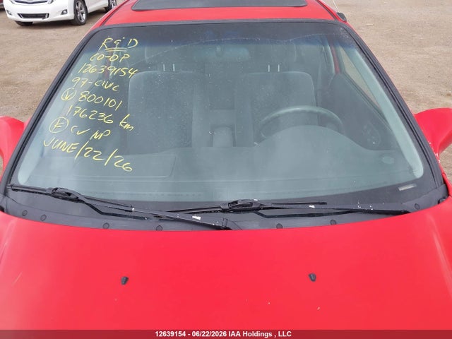 1997 Honda Civic Si Si მანქანა იყიდება აუქციონზე, vin: 1HGEJ8271VL800101, აუქციონის ნომერი: 12639154