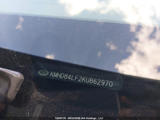 12639176 :رقم المزاد ، KMHD84LF2KU862970 vin ، 2019 Hyundai Elantra Preferred مزاد بيع