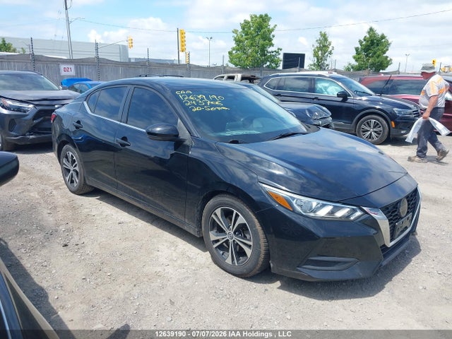 2020 Nissan Sentra Sv მანქანა იყიდება აუქციონზე, vin: 3N1AB8CV1LY243706, აუქციონის ნომერი: 12639190