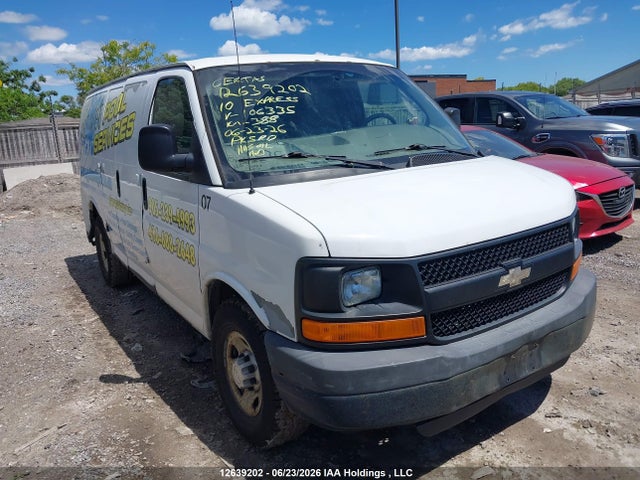 12639202 :رقم المزاد ، 1GCZGFBA1A1106335 vin ، 2010 Chevrolet Express G2500 مزاد بيع