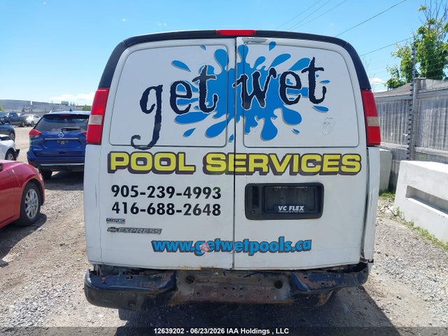 12639202 :رقم المزاد ، 1GCZGFBA1A1106335 vin ، 2010 Chevrolet Express G2500 مزاد بيع