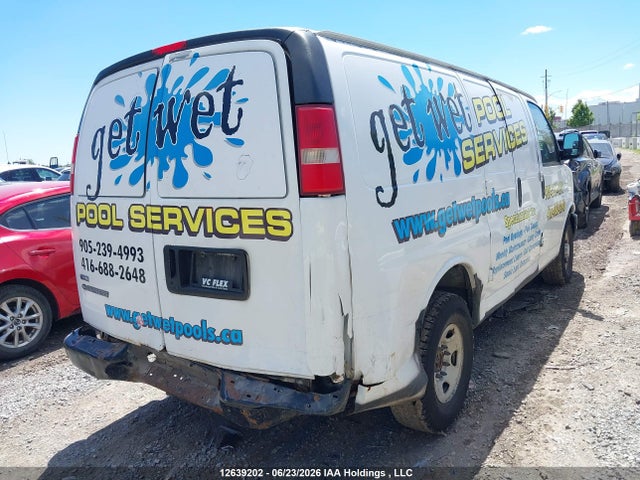12639202 :رقم المزاد ، 1GCZGFBA1A1106335 vin ، 2010 Chevrolet Express G2500 مزاد بيع