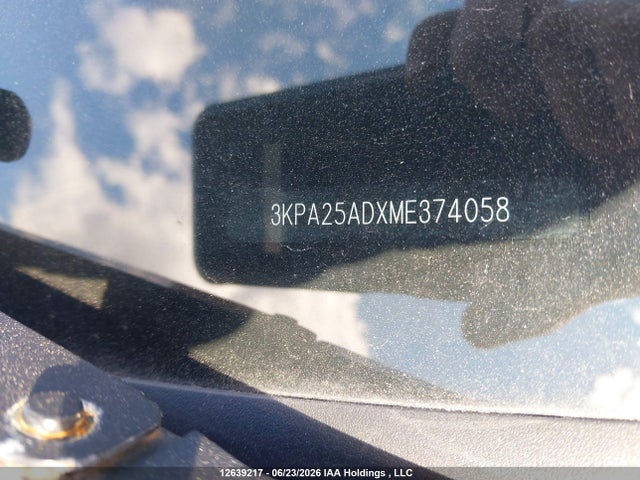 Продаж на аукціоні авто 2021 Kia Rio Lx Premium/lx+, vin: 3KPA25ADXME374058, номер лоту: 12639217
