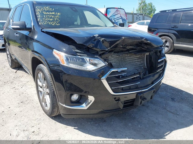 12639231 :رقم المزاد ، 1GNEVJKW5JJ129403 vin ، 2018 Chevrolet Traverse Premier مزاد بيع