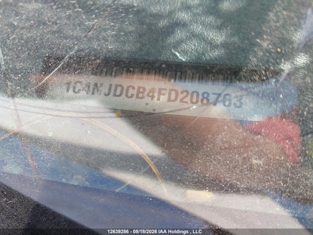 Продаж на аукціоні авто 2015 Jeep Compass Limited, vin: 1C4NJDCB4FD208763, номер лоту: 12639286