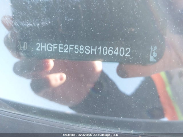 Aukcja sprzedaży 2025 Honda Civic Sport, vin: 2HGFE2F58SH106402, numer aukcji: 12639287