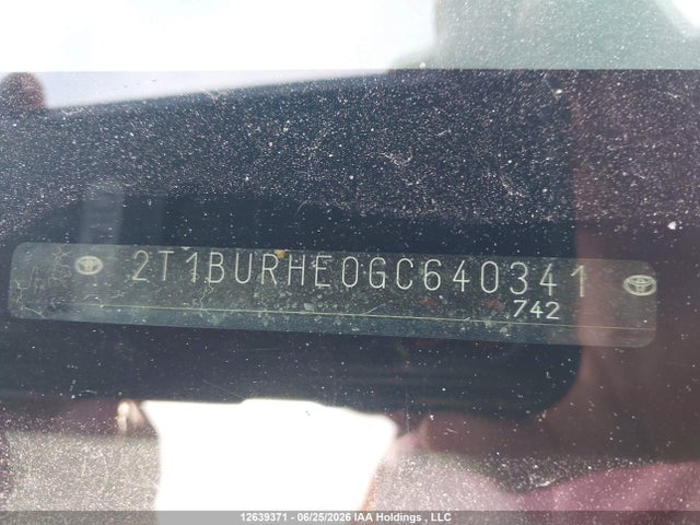Toyota Corolla 2016 2T1BURHE0GC640341 Image 19