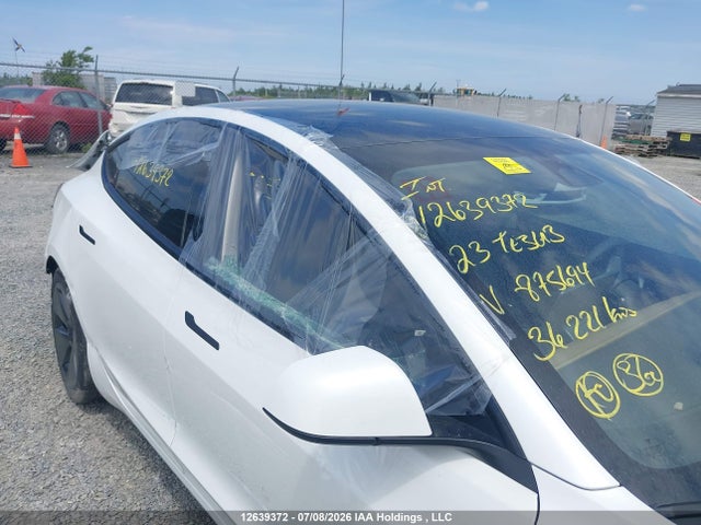 Aukcja sprzedaży 2023 Tesla Model 3 Rwd, vin: LRW3E1FA1PC875694, numer aukcji: 12639372