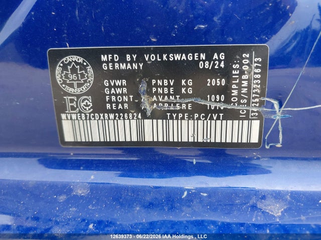 Volkswagen Golf R 2024 WVWEB7CDXRW226824 Image 9