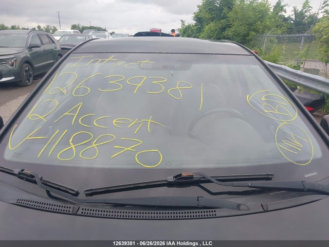 12639381 :رقم المزاد ، KMHCT4AE7CU118870 vin ، 2012 Hyundai Accent Gl مزاد بيع
