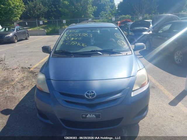 12639383 :رقم المزاد ، JTDBT923X81278406 vin ، 2008 Toyota Yaris مزاد بيع