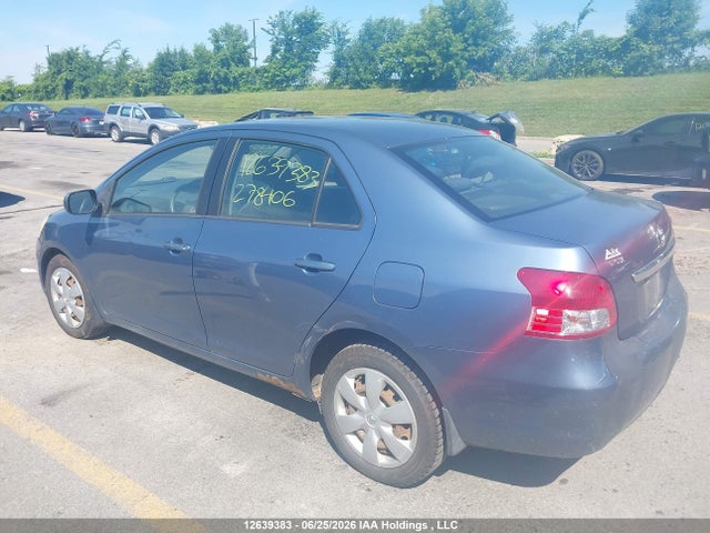 12639383 :رقم المزاد ، JTDBT923X81278406 vin ، 2008 Toyota Yaris مزاد بيع