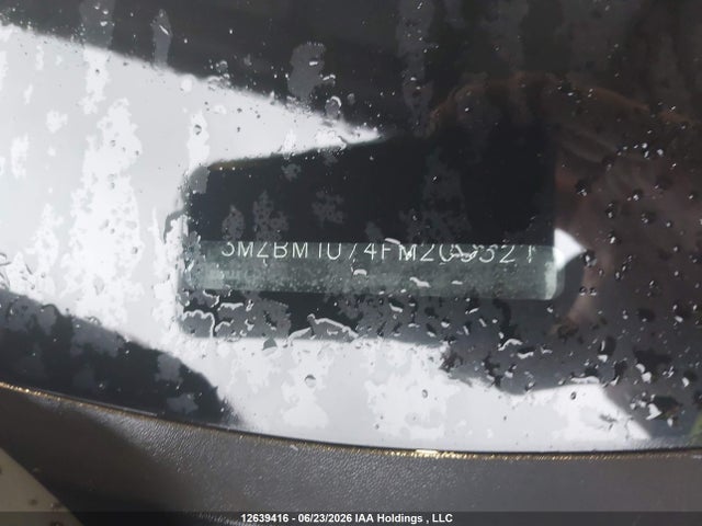 2015 Mazda 3 Sport მანქანა იყიდება აუქციონზე, vin: 3MZBM1U74FM209321, აუქციონის ნომერი: 12639416