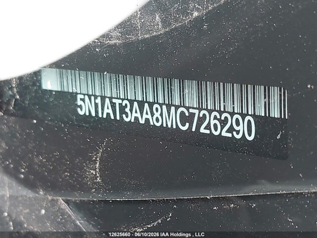 Продаж на аукціоні авто 2021 Nissan Rogue S, vin: 5N1AT3AA8MC726290, номер лоту: 12625660