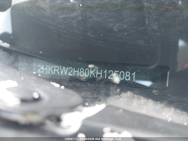 Продаж на аукціоні авто 2019 Honda Cr-v Ex-l, vin: 2HKRW2H80KH125081, номер лоту: 12558773
