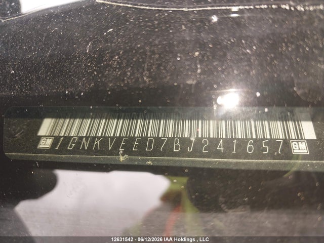 Aukcja sprzedaży 2011 Chevrolet Traverse 1ls, vin: 1GNKVEED7BJ241657, numer aukcji: 12631542