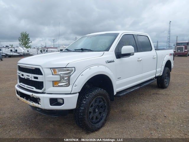 12618763 :رقم المزاد ، 1FTFW1EG4FFB26243 vin ، 2015 Ford F-150 Lariat مزاد بيع