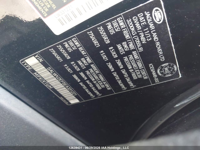 SALWV2EF5EA331221 Land Rover Range Rover Sport V8 Supercharged