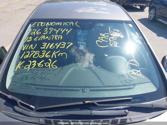 2013 Hyundai Elantra Gl მანქანა იყიდება აუქციონზე, vin: 5NPDH4AE0DH316437, აუქციონის ნომერი: 12639444