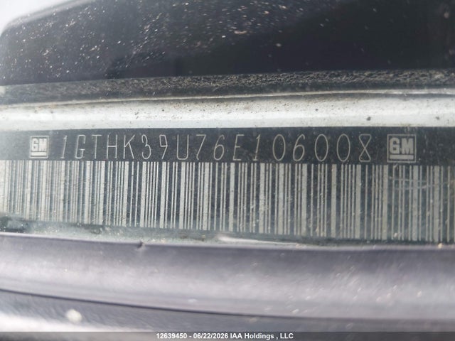 12639450 :رقم المزاد ، 1GTHK39U76E106008 vin ، 2006 Gmc New Sierra K3500 مزاد بيع