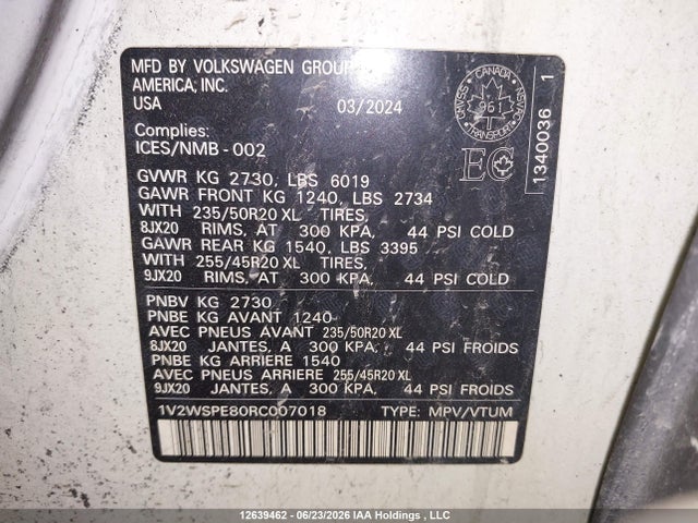 Volkswagen ID.4 PRO S 2024 1V2WSPE80RC007018 Image 9