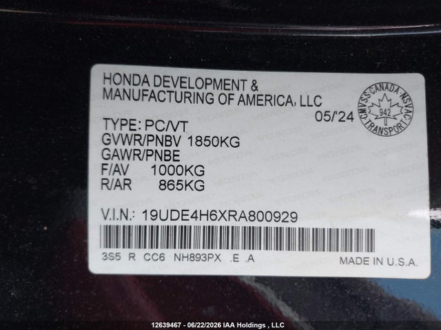 Acura Integra A-spec Tech 2024 19UDE4H6XRA800929 Image 18