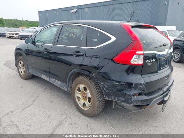 2015 Honda Cr-v Lx მანქანა იყიდება აუქციონზე, vin: 2HKRM4H38FH101798, აუქციონის ნომერი: 12639468
