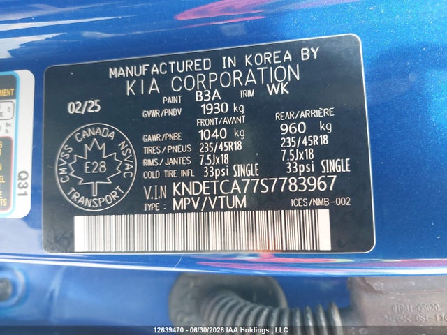 KIA Seltos Sx 2025 KNDETCA77S7783967 Image 19