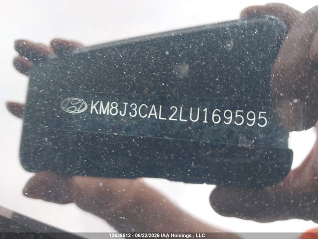 2020 Hyundai Tucson Limited/sel/sport/ultimate/value მანქანა იყიდება აუქციონზე, vin: KM8J3CAL2LU169595, აუქციონის ნომერი: 12639512