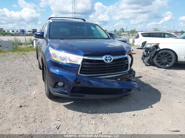 2015 Toyota Highlander Hybrid/xle მანქანა იყიდება აუქციონზე, vin: 5TDJCRFH4FS011960, აუქციონის ნომერი: 12639515