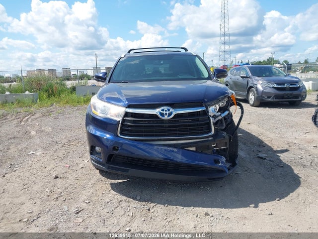 2015 Toyota Highlander Hybrid/xle მანქანა იყიდება აუქციონზე, vin: 5TDJCRFH4FS011960, აუქციონის ნომერი: 12639515