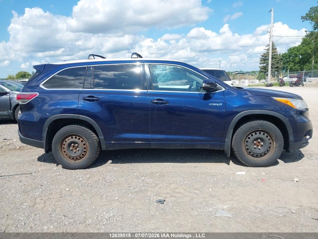2015 Toyota Highlander Hybrid/xle მანქანა იყიდება აუქციონზე, vin: 5TDJCRFH4FS011960, აუქციონის ნომერი: 12639515