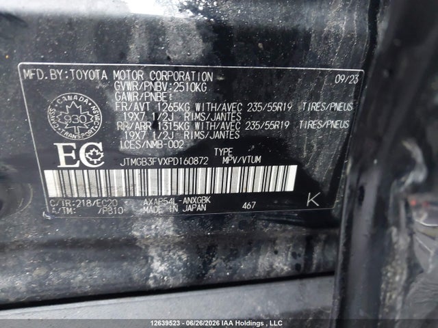 JTMGB3FVXPD160872 Toyota Rav4 Prime Xse
