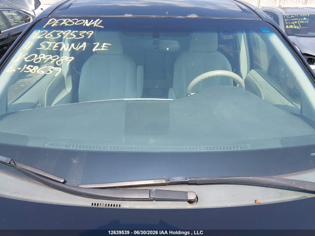 2011 Toyota Sienna Le მანქანა იყიდება აუქციონზე, vin: 5TDKK3DC3BS089989, აუქციონის ნომერი: 12639539