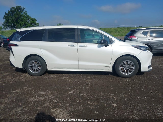 2021 Toyota Sienna Xle 8-passenger მანქანა იყიდება აუქციონზე, vin: 5TDGRKEC3MS035167, აუქციონის ნომერი: 12639546