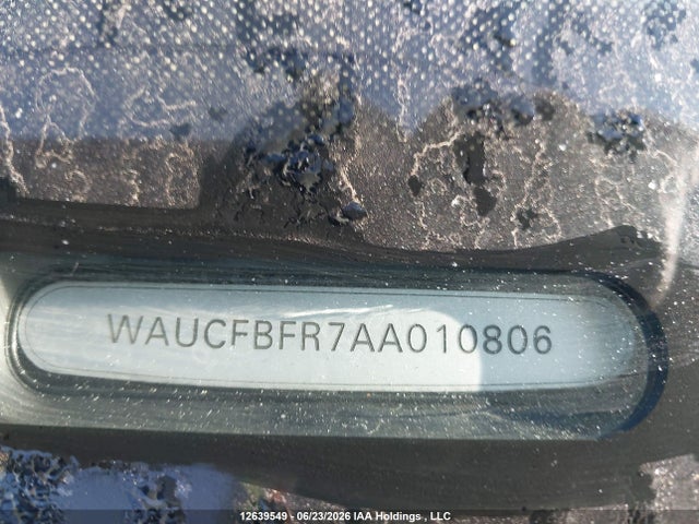 2010 Audi A5 Premium მანქანა იყიდება აუქციონზე, vin: WAUCFBFR7AA010806, აუქციონის ნომერი: 12639549